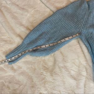 a new day | Sweaters | A New Day Target Blue Puff Sleeve Sweater Sz M | Poshmark
